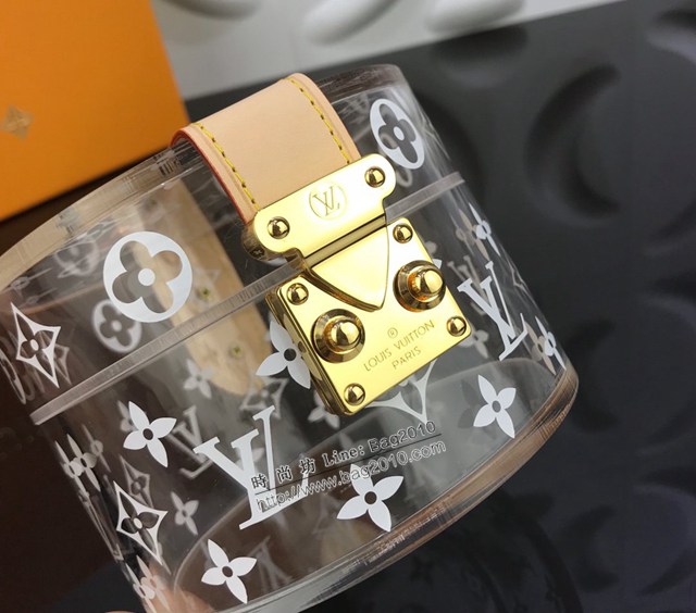 lv路易威登專櫃2022新款透明新版珠寶小盒 lv頂級原單有機玻璃裝飾盒 ydh4654
